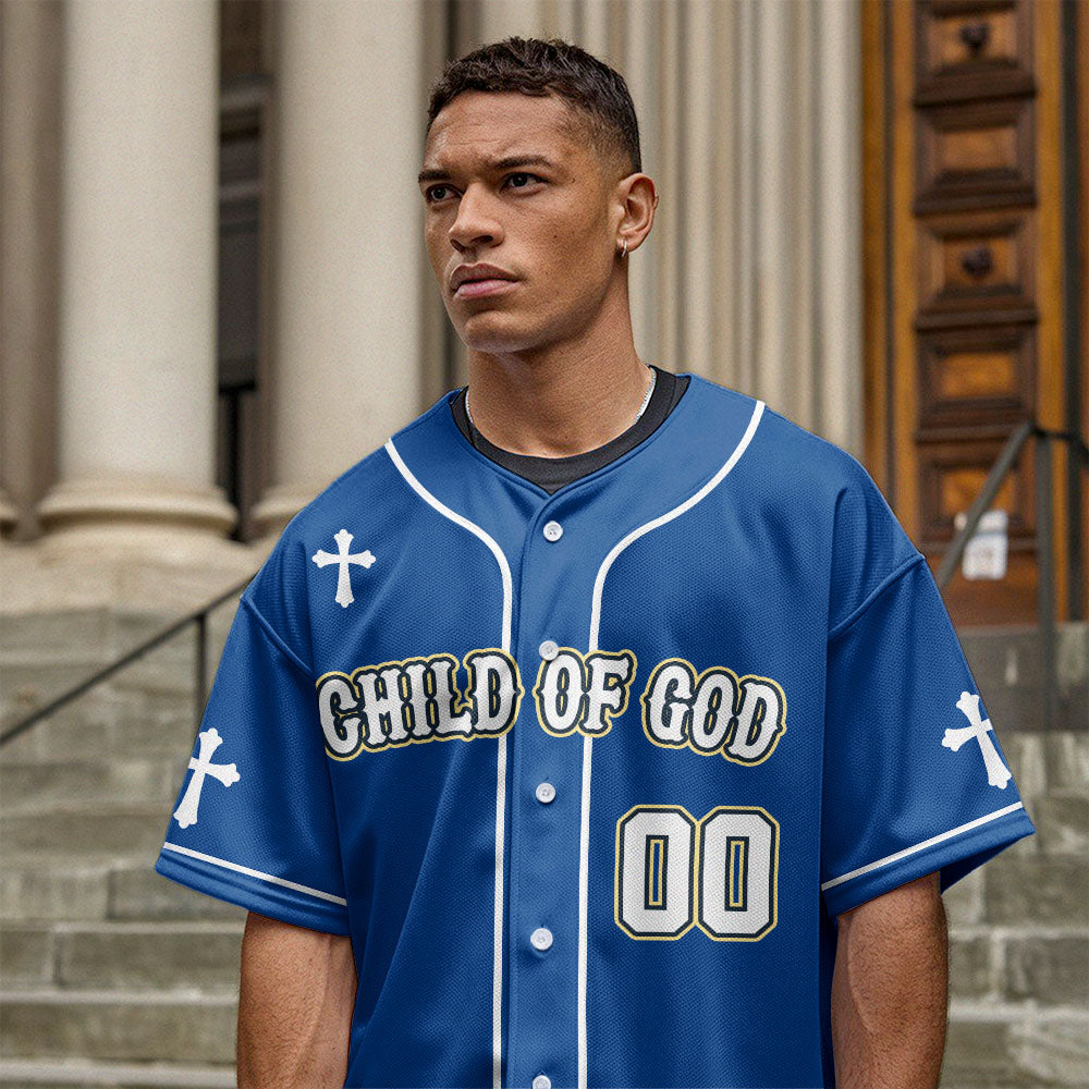 Child Of God  Baseball Jersey