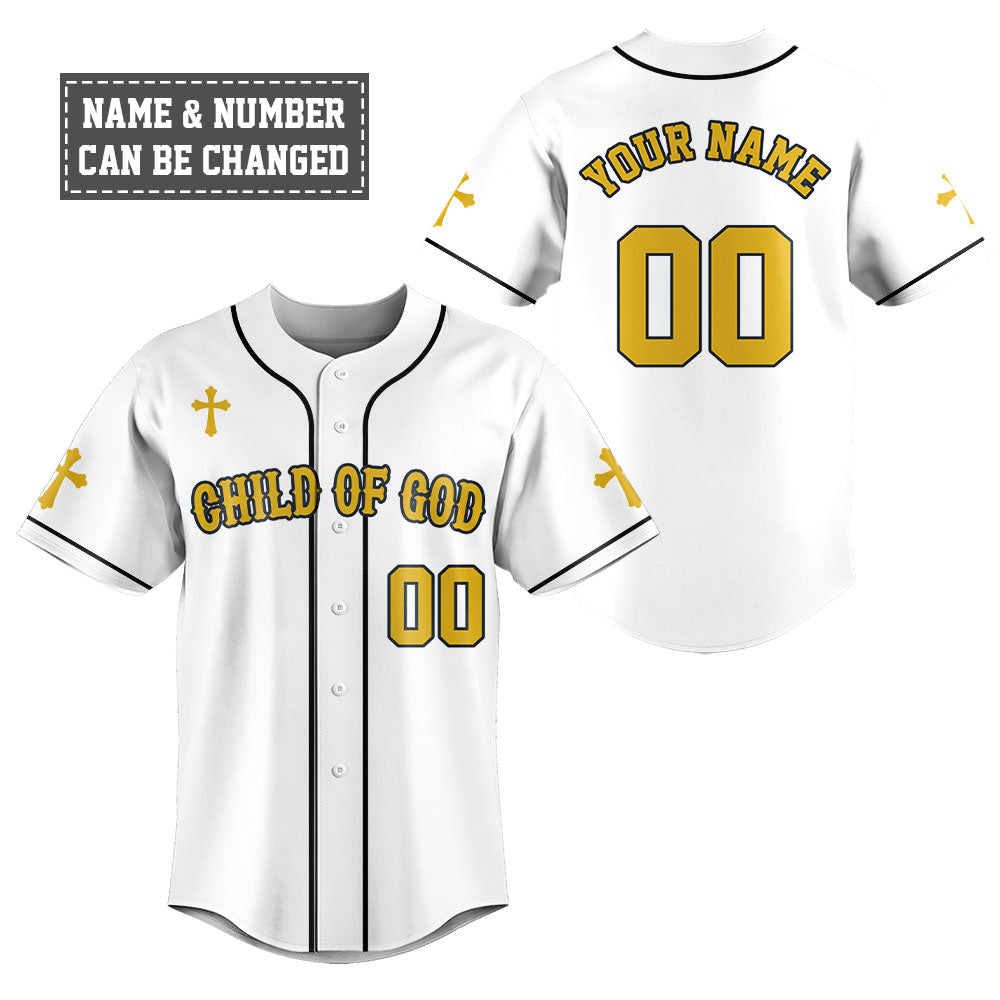 Child Of God  Baseball Jersey