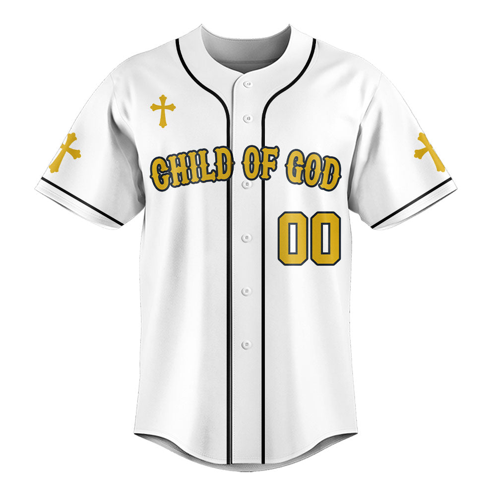 Child Of God  Baseball Jersey