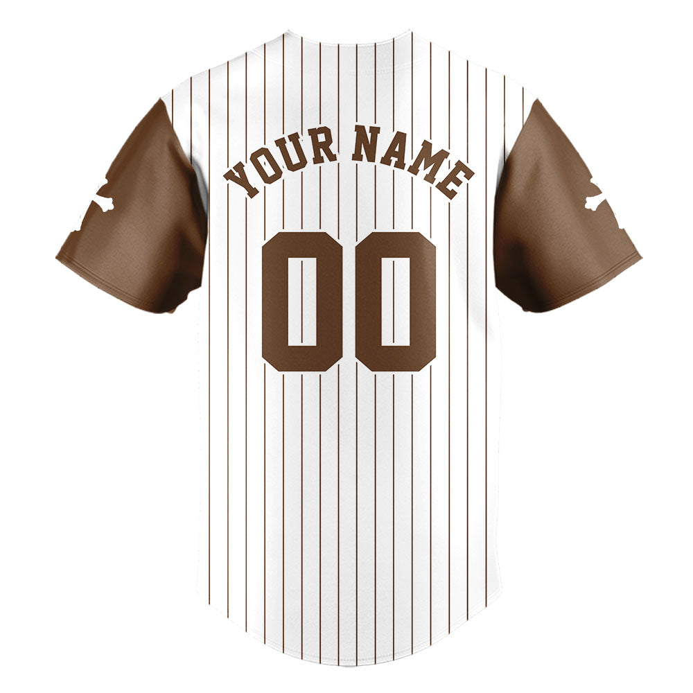 Man Of God Striped Baseball Jersey