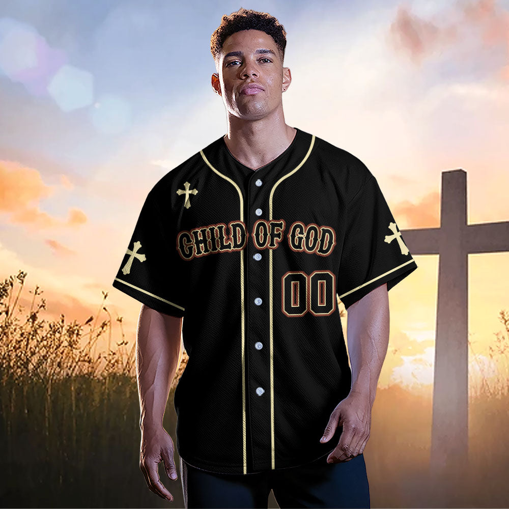 Child Of God  Baseball Jersey