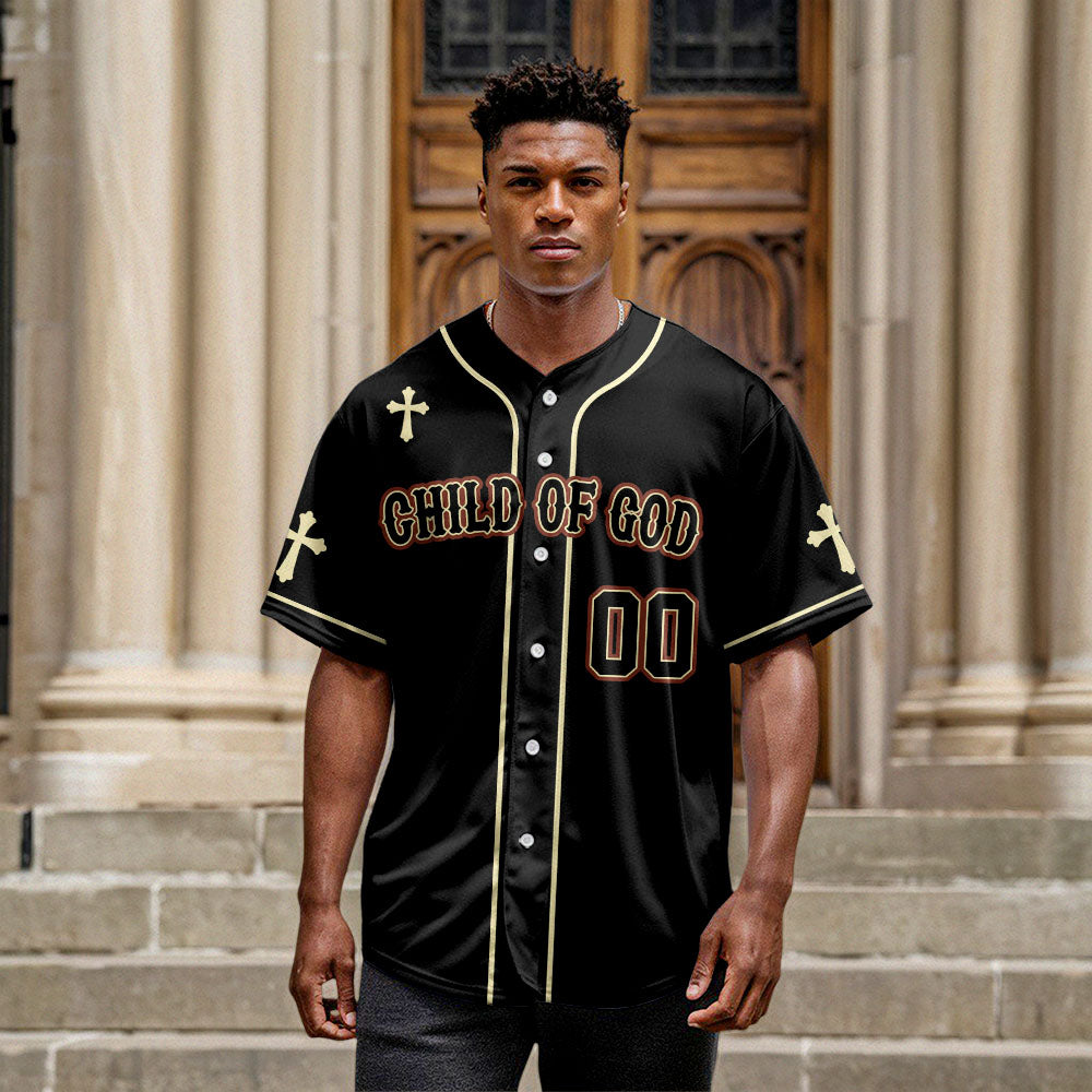Child Of God  Baseball Jersey