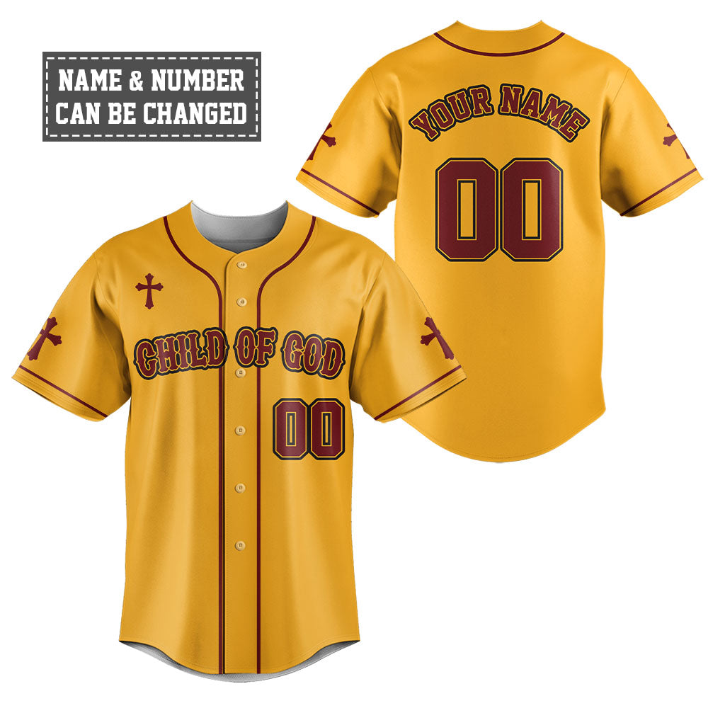 Child Of God  Baseball Jersey