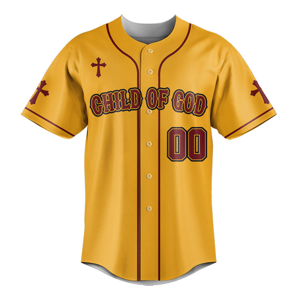 Child Of God  Baseball Jersey