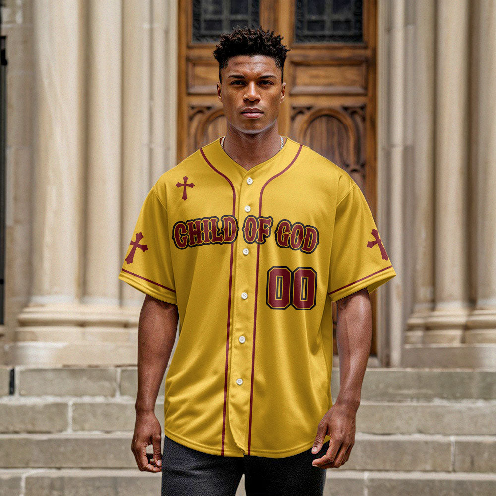 Child Of God  Baseball Jersey