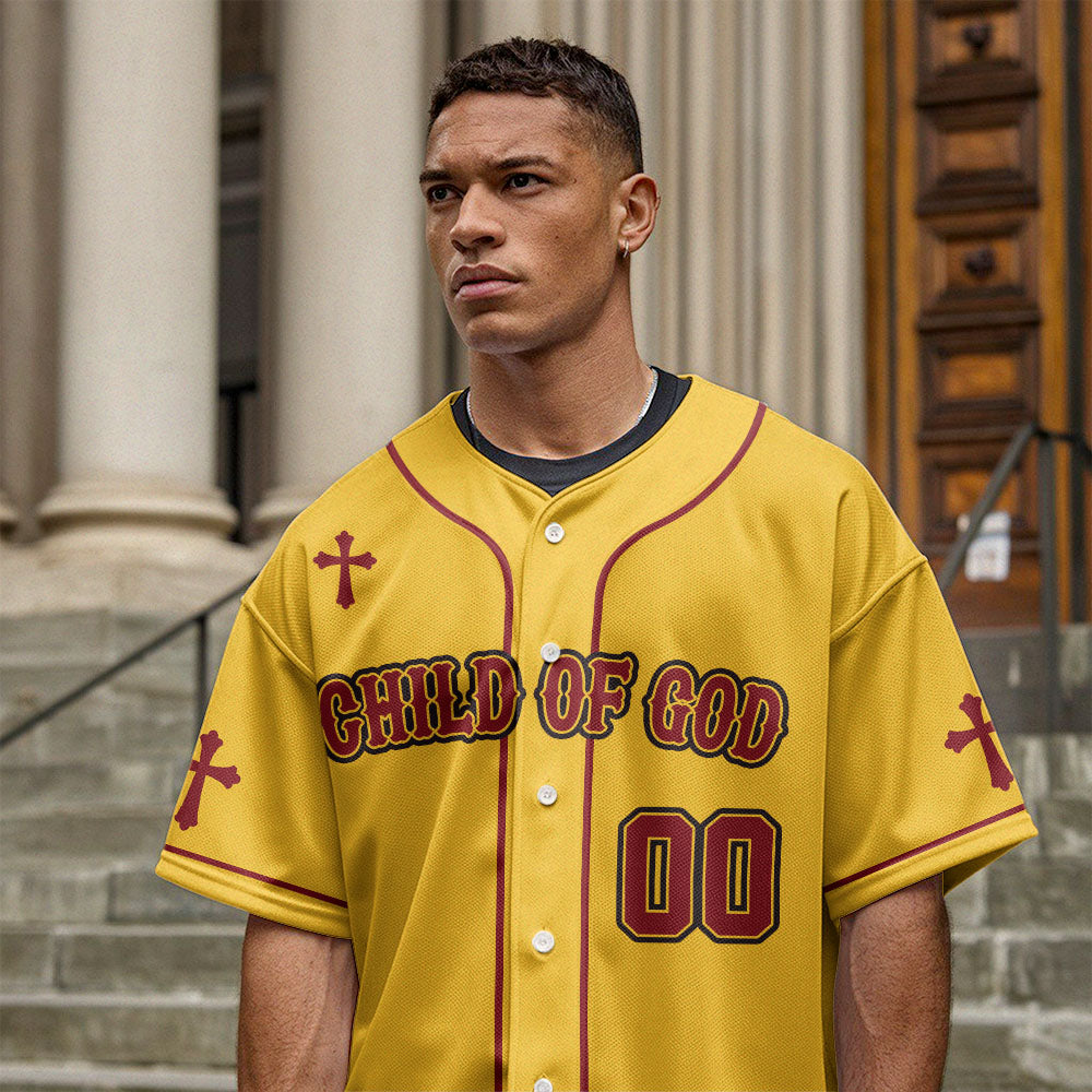 Child Of God  Baseball Jersey