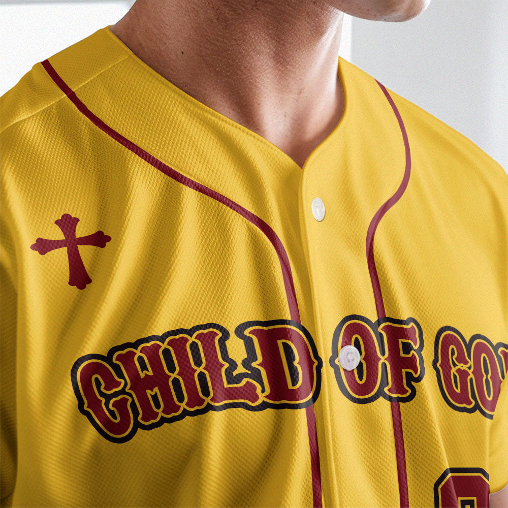 Child Of God  Baseball Jersey