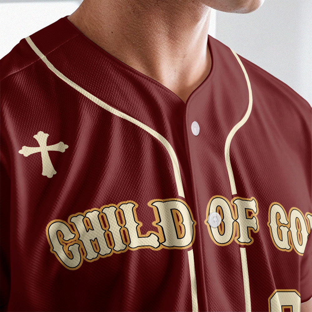 Child Of God  Baseball Jersey