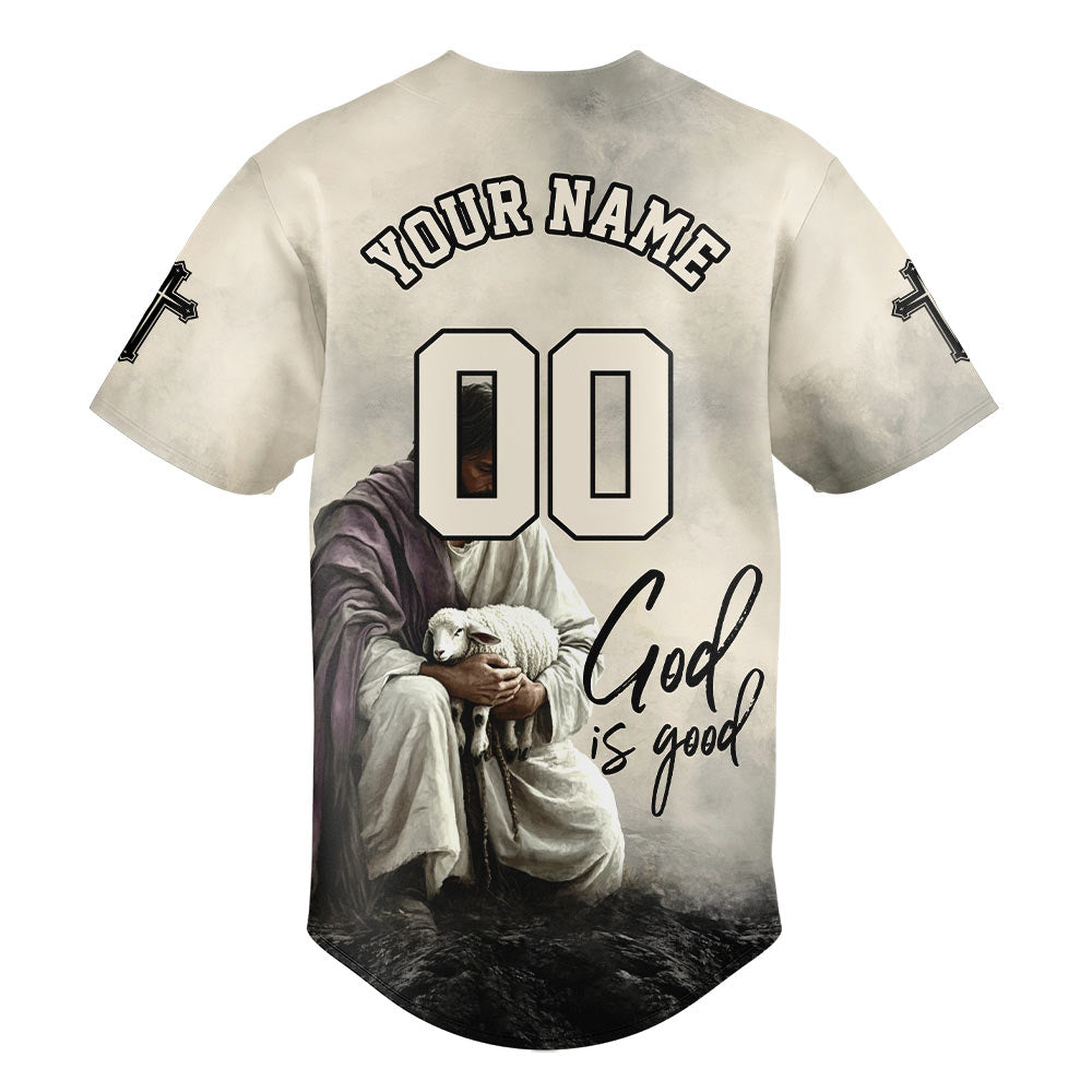 God Is Good Baseball Jersey