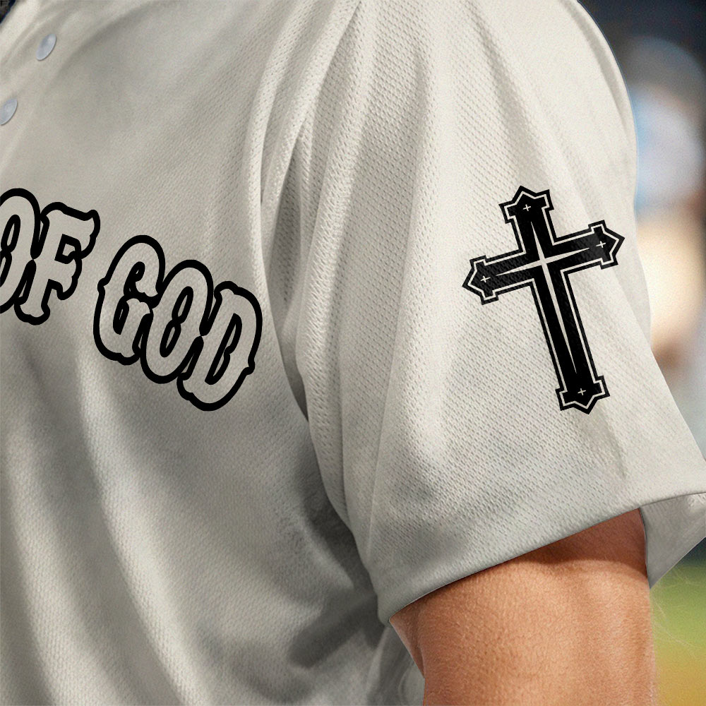 God Is Good Baseball Jersey