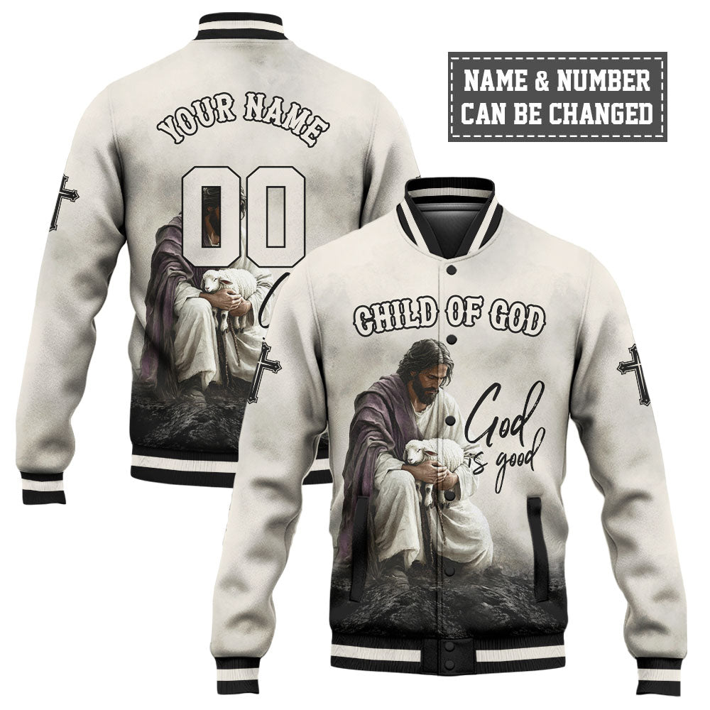 God Is Good Baseball Jacket