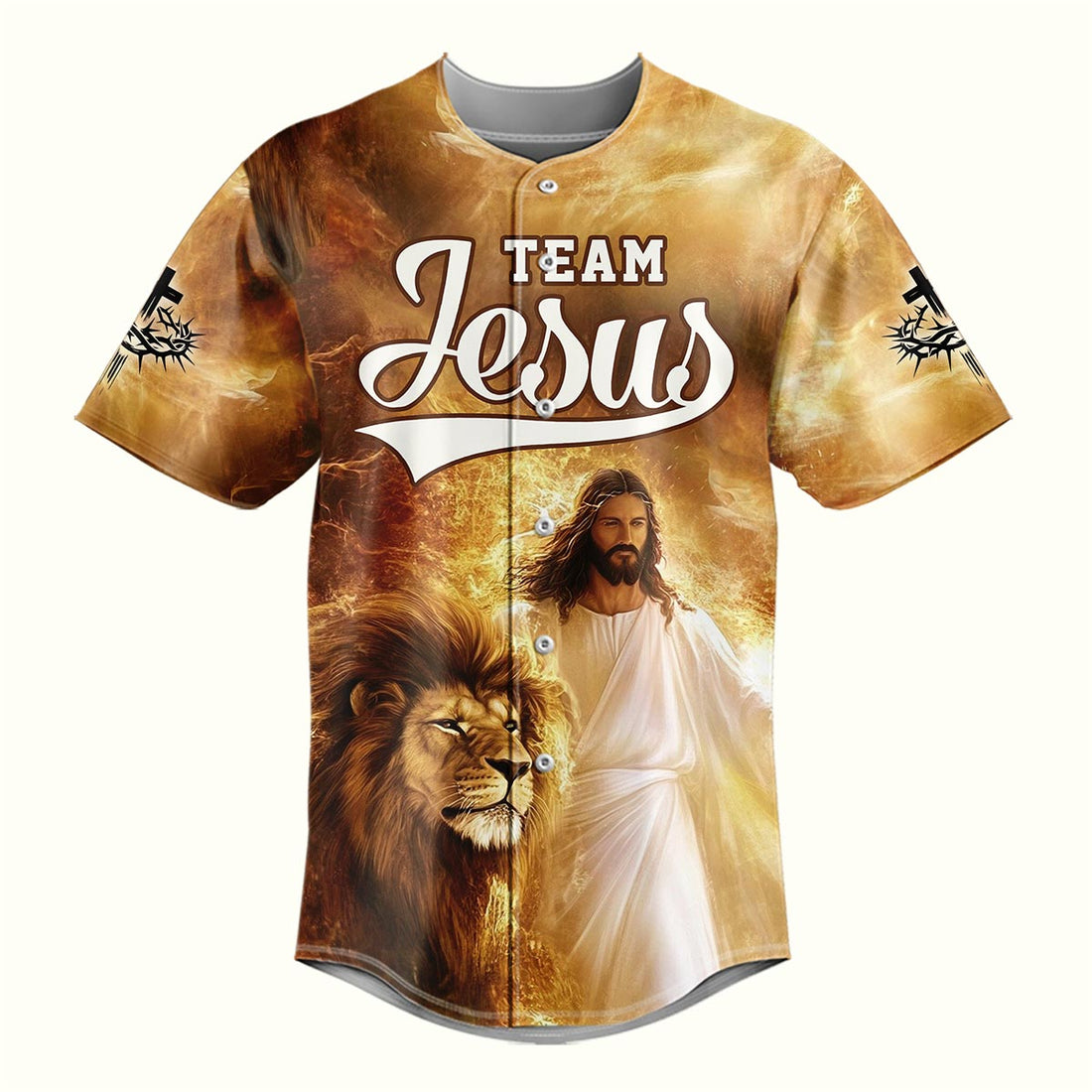 Team Jesus – Lion of Judah Baseball Jersey