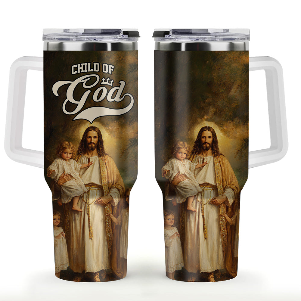 Child of God – Divine Embrace Stainless Steel Tumbler