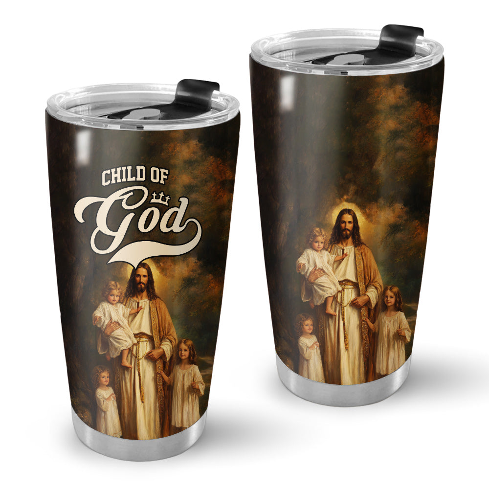 Child of God – Divine Embrace Stainless Steel Tumbler