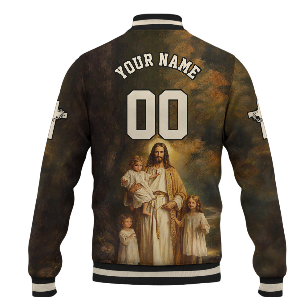 Child of God – Divine Embrace Baseball Jacket