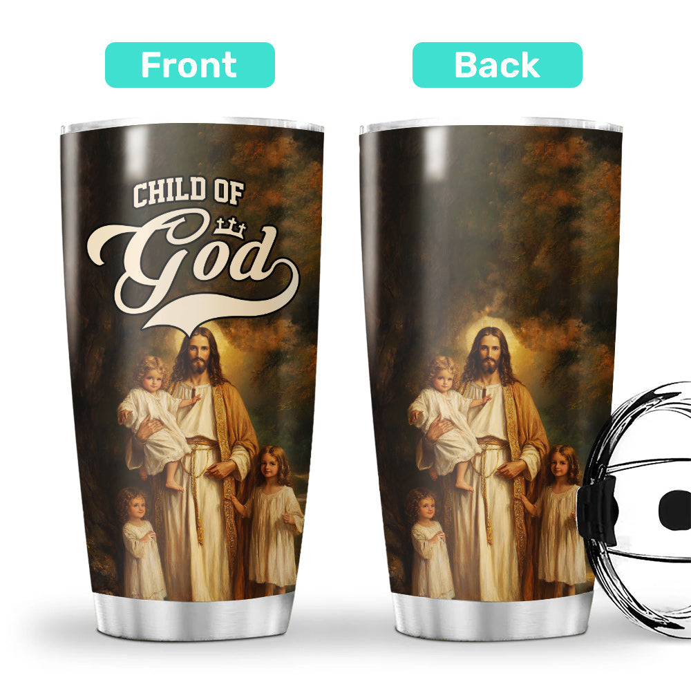 Child of God – Divine Embrace Stainless Steel Tumbler