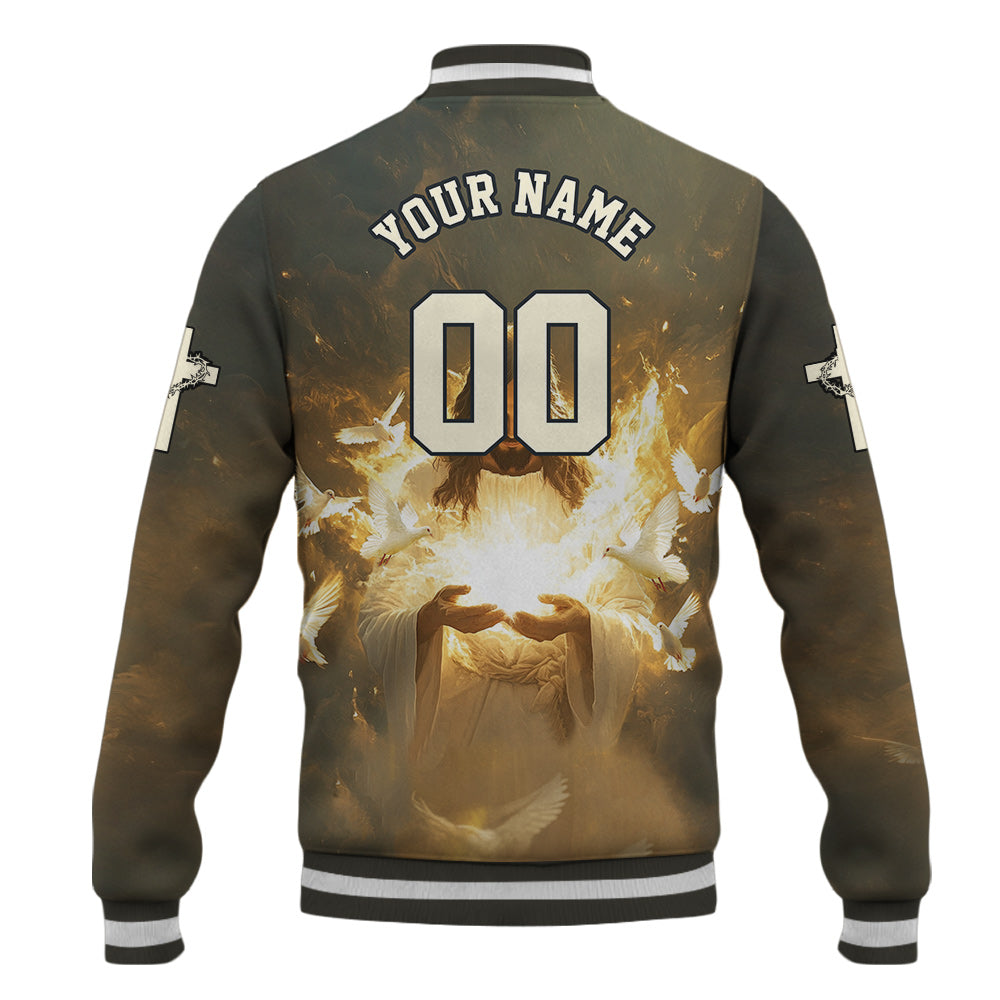 He Is Risen Baseball Jacket