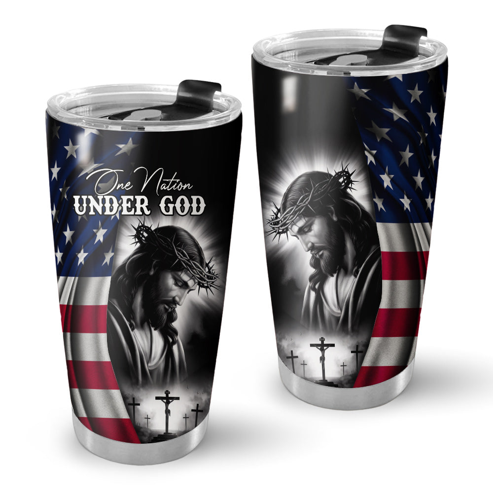 One Nation Under God Stainless Steel Tumbler