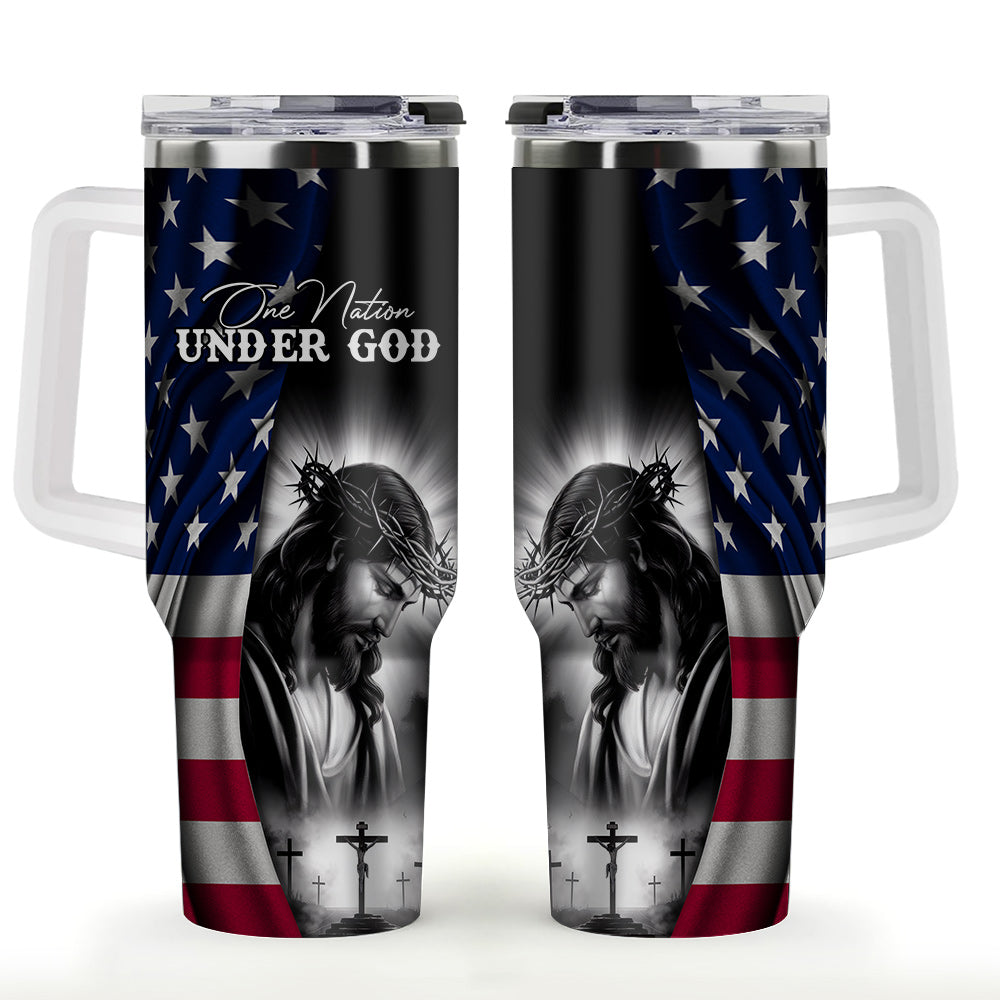 One Nation Under God Stainless Steel Tumbler