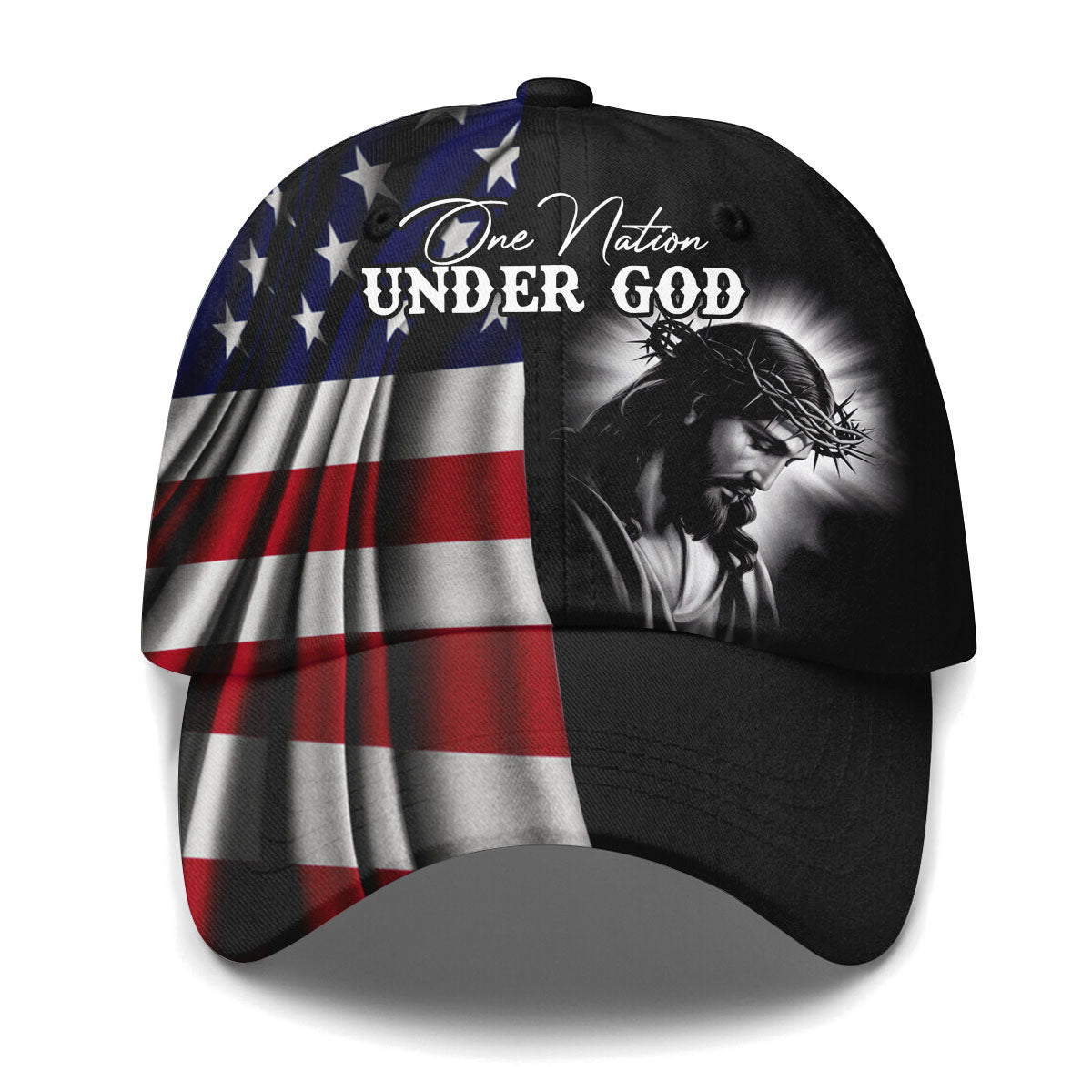 One Nation Under God Flag Baseball Jersey Deal