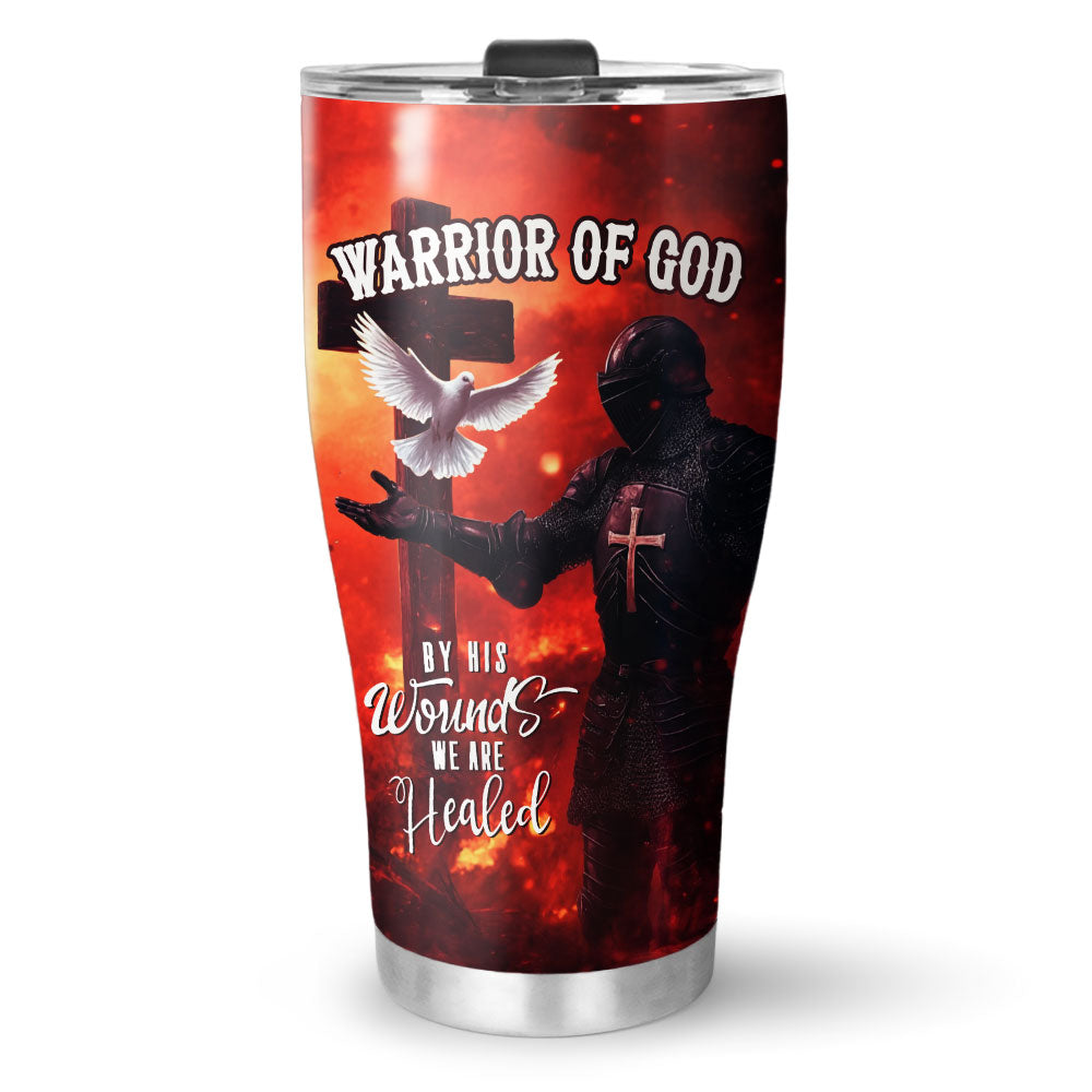 By His Wounds We Are Healed Stainless Steel Tumbler