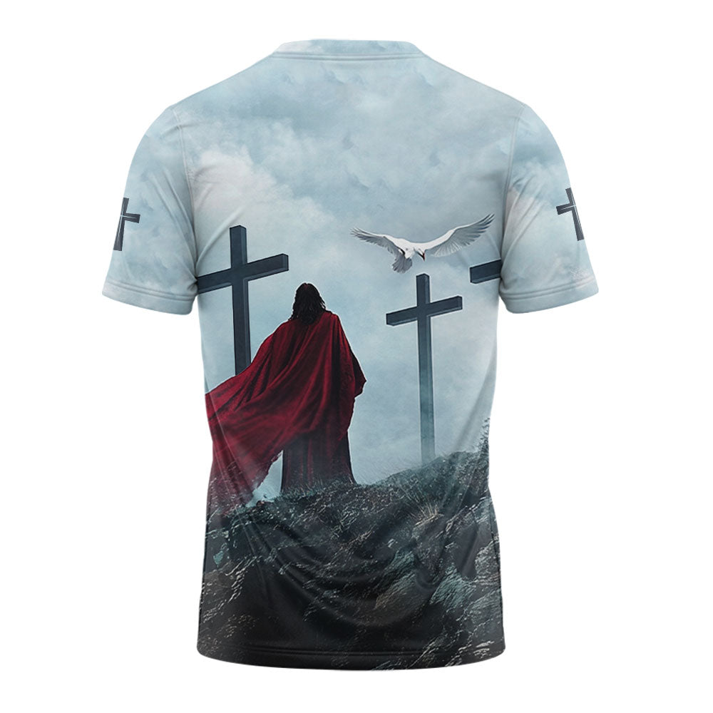 Blessed by GOD Loved by JESUS Led by the SPIRIT T-shirt