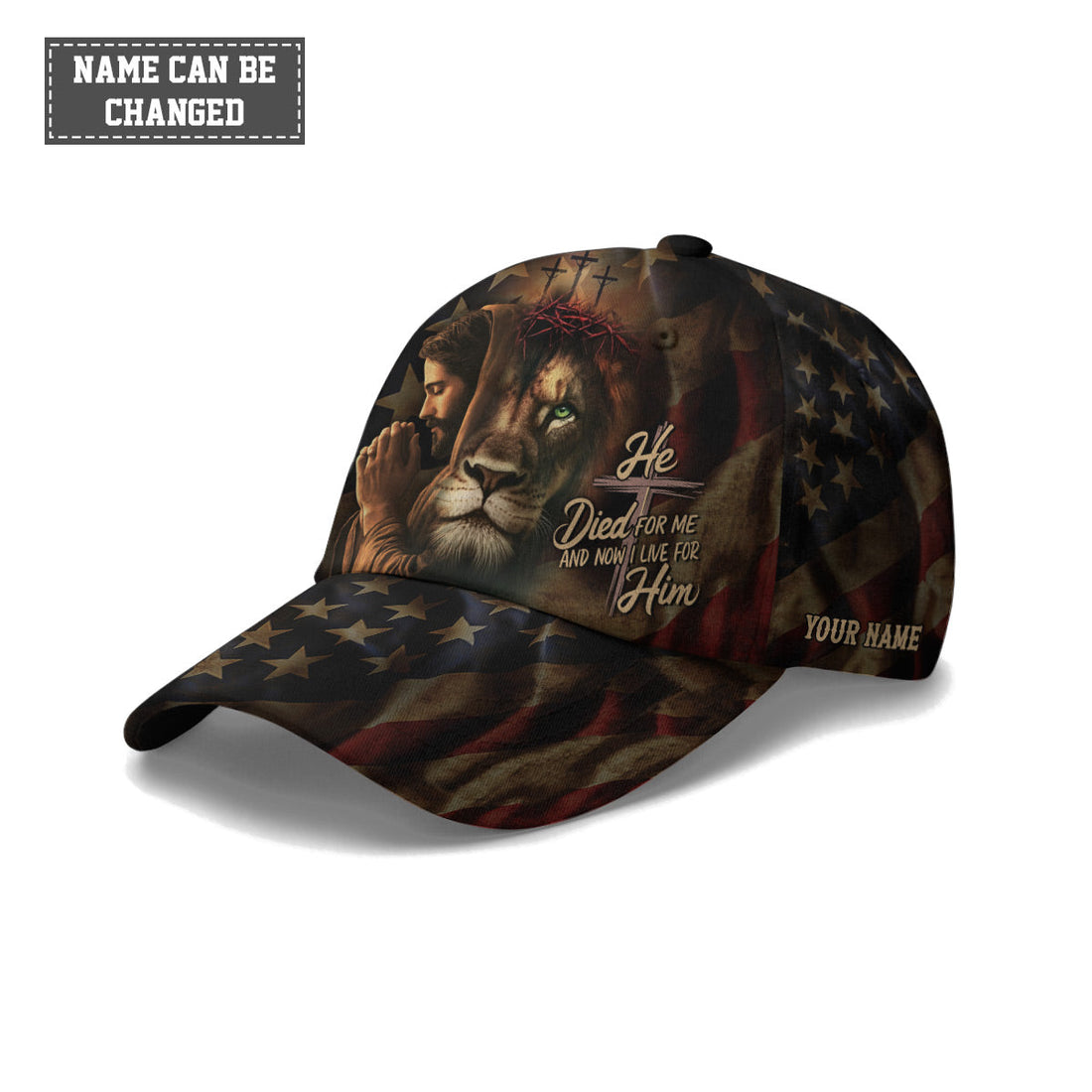 He Died For Me And Now I Live For Him Baseball Cap