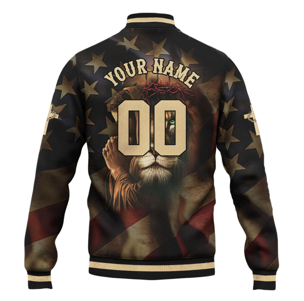 He Died For Me And Now I Live For Him Baseball Jacket