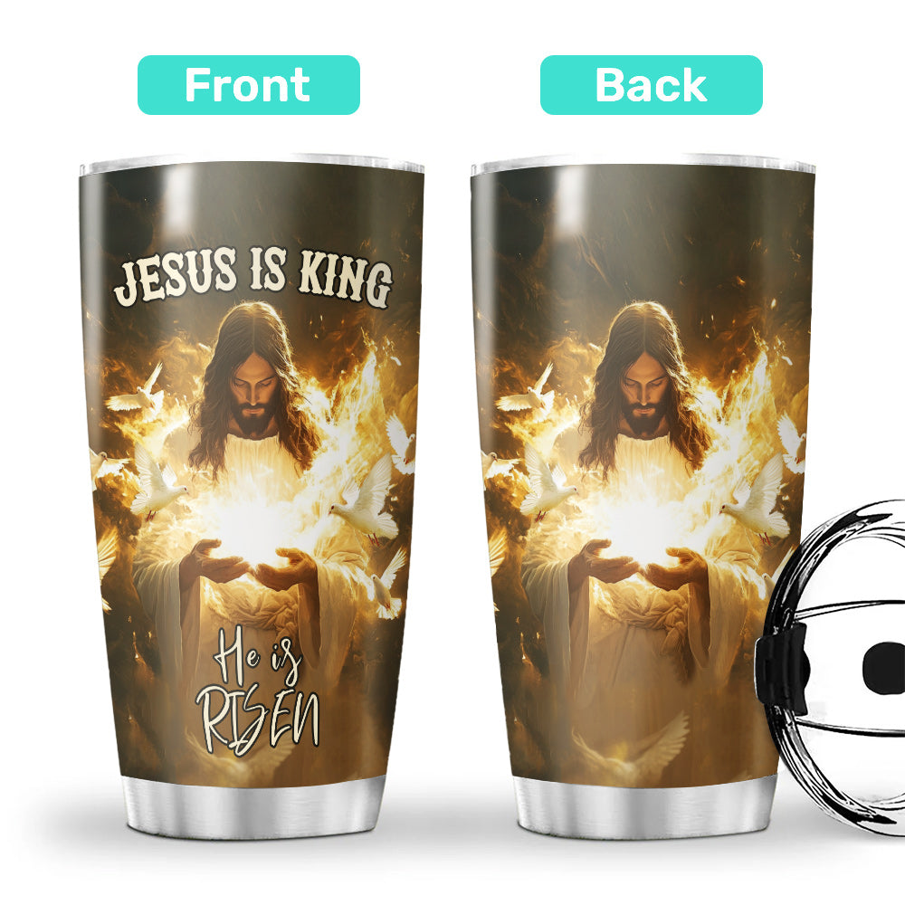 He Is Risen Stainless Steel Tumbler