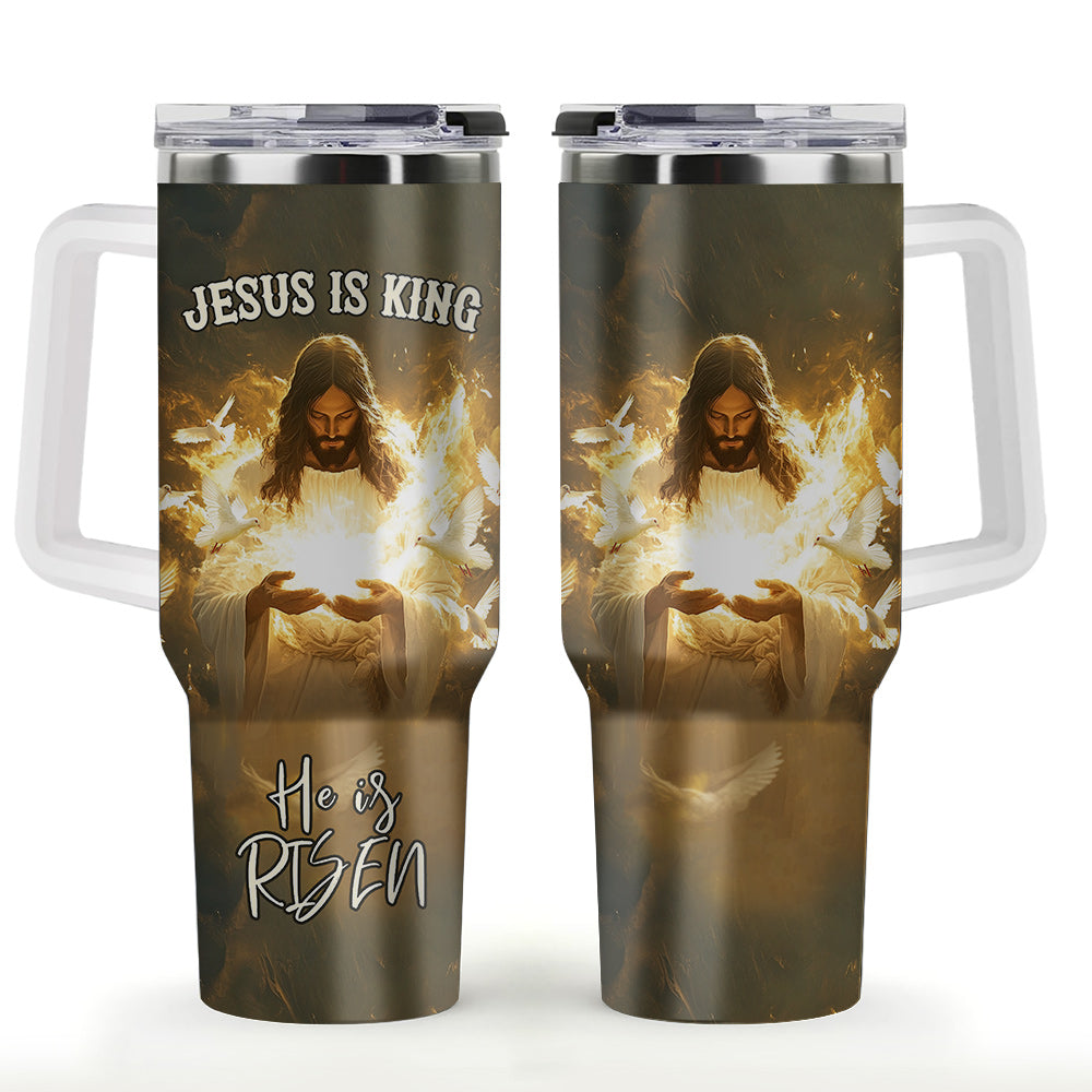 He Is Risen Stainless Steel Tumbler