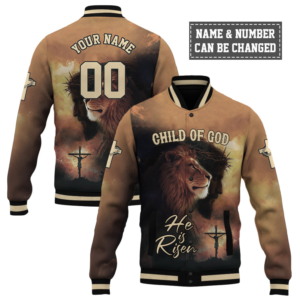 He Is Risen Baseball Jacket