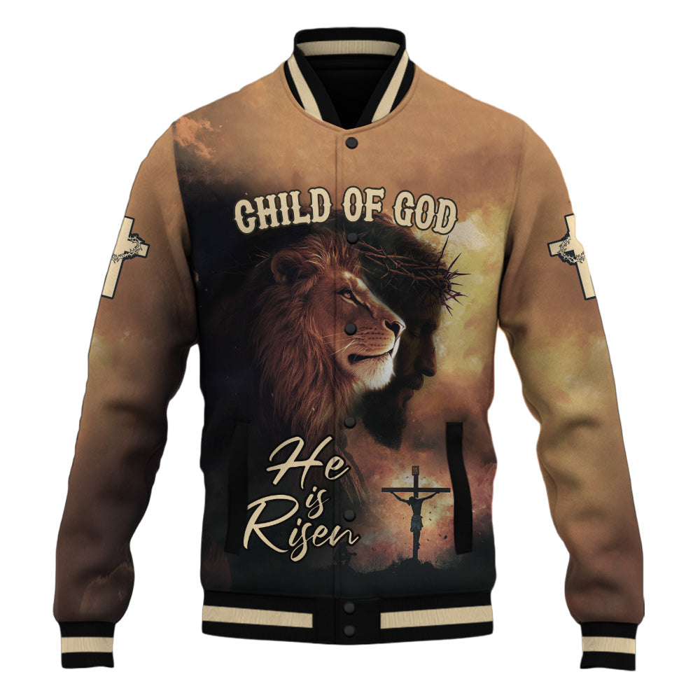 He Is Risen Baseball Jacket