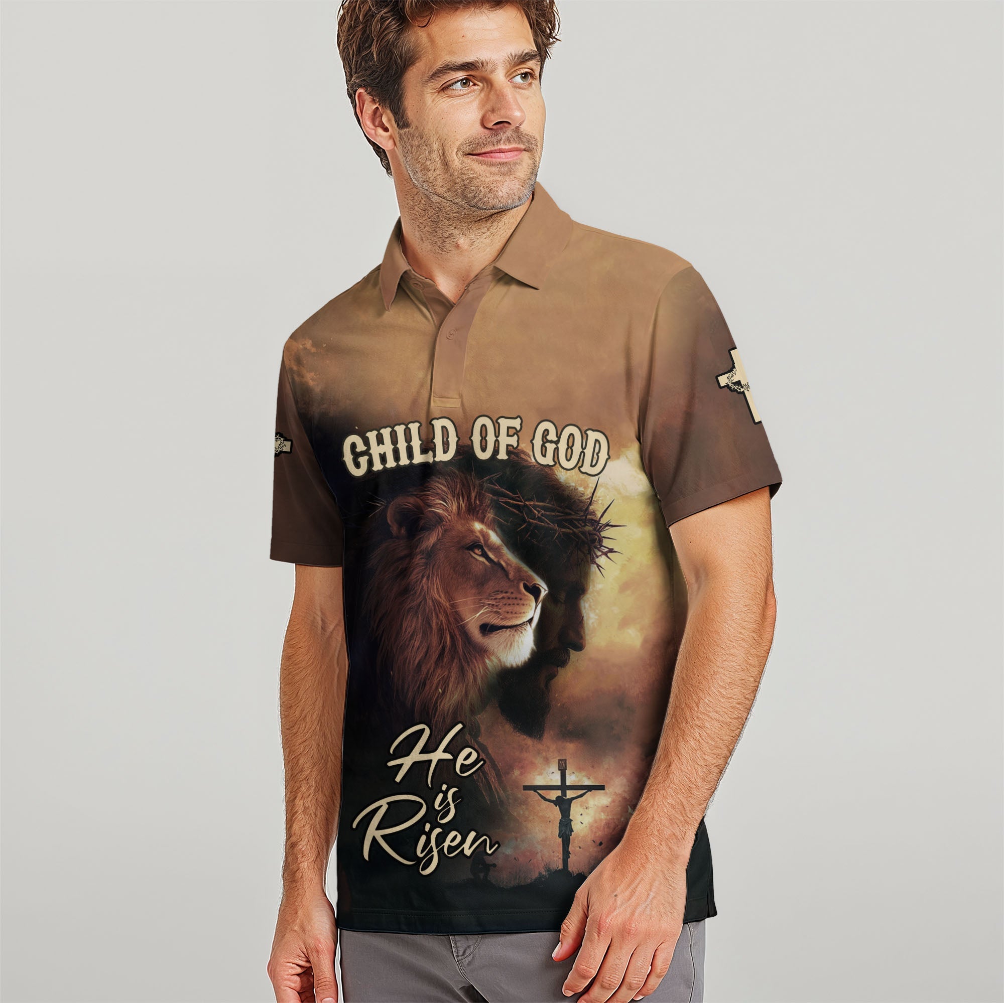 Child of God He Is Risen Polo