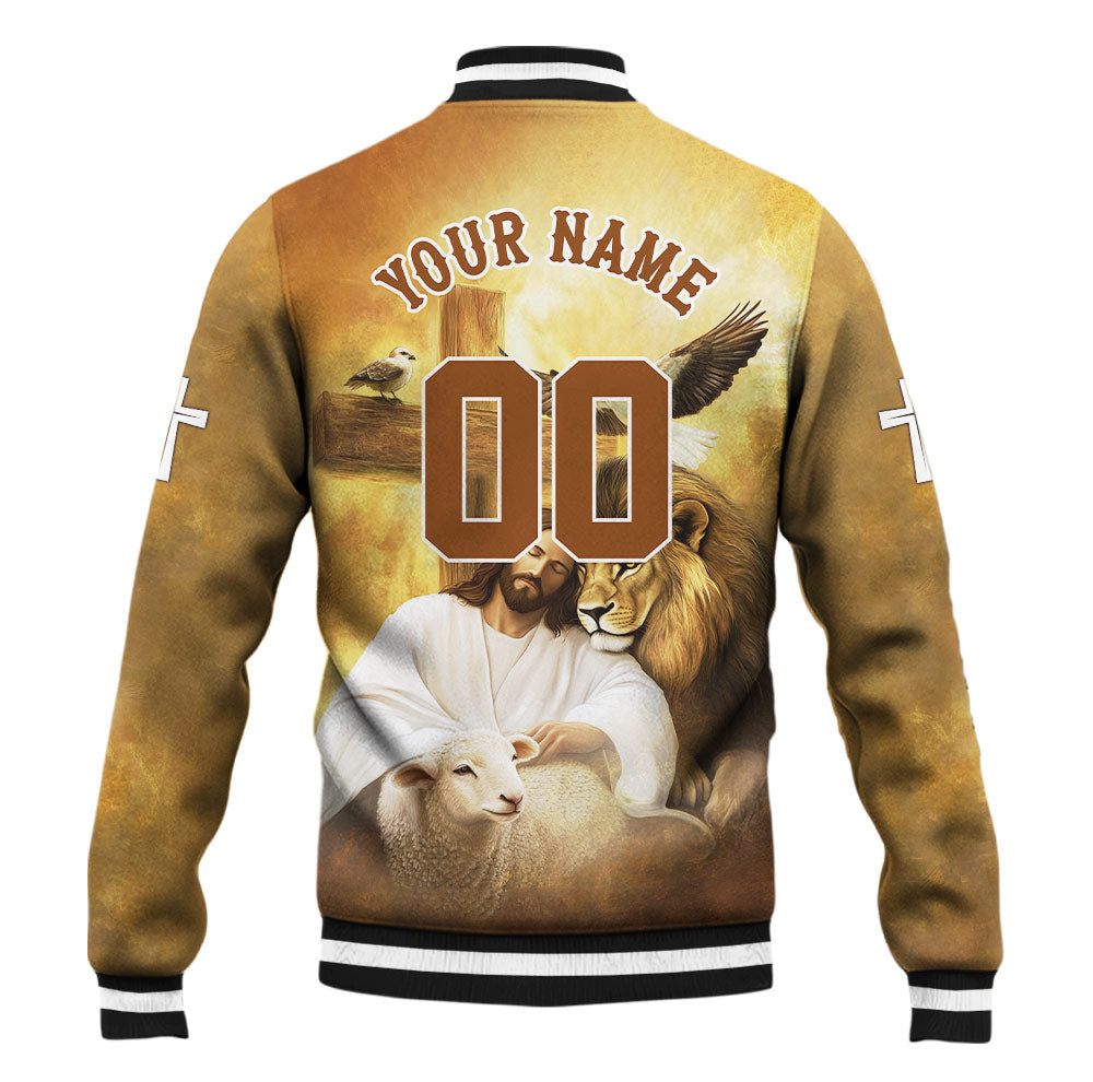 Jesus He Is Risen Baseball Jacket