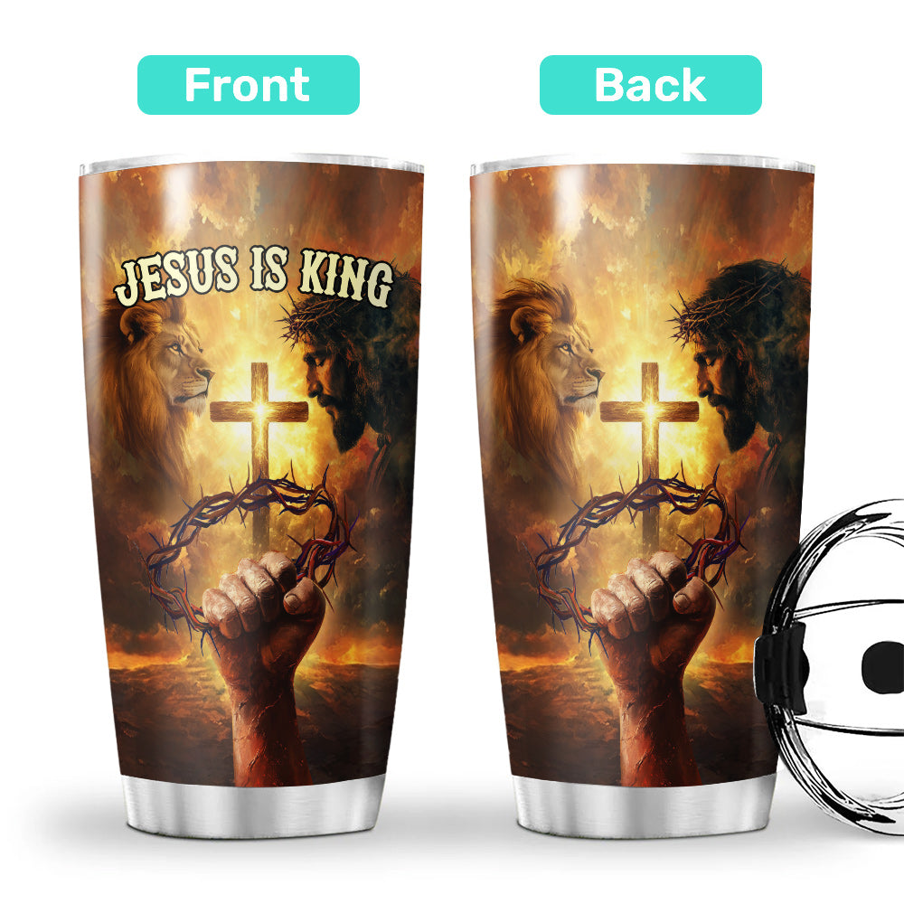 Jesus Is King Tumbler