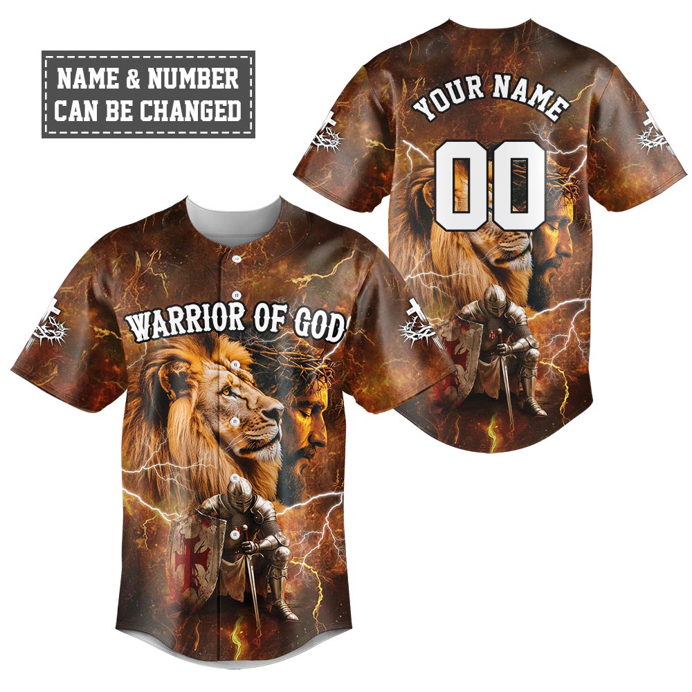 Warrior Of God Baseball Jersey