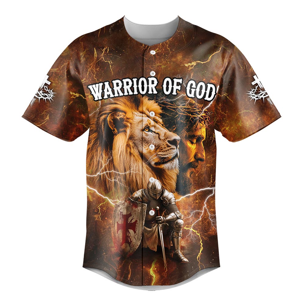 Warrior Of God Baseball Jersey
