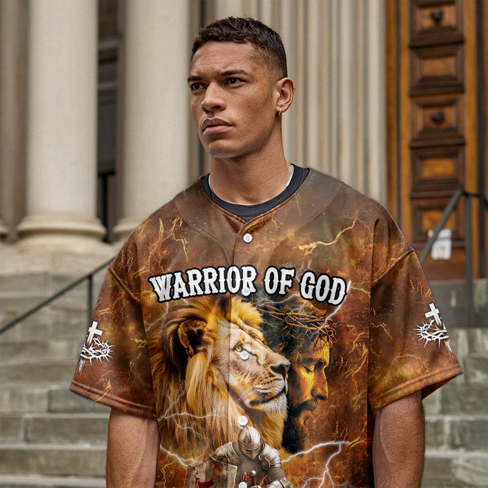 Warrior Of God Baseball Jersey