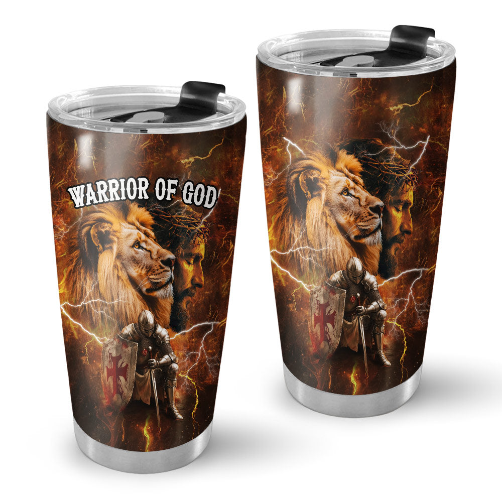 Warrior Of God Tumbler