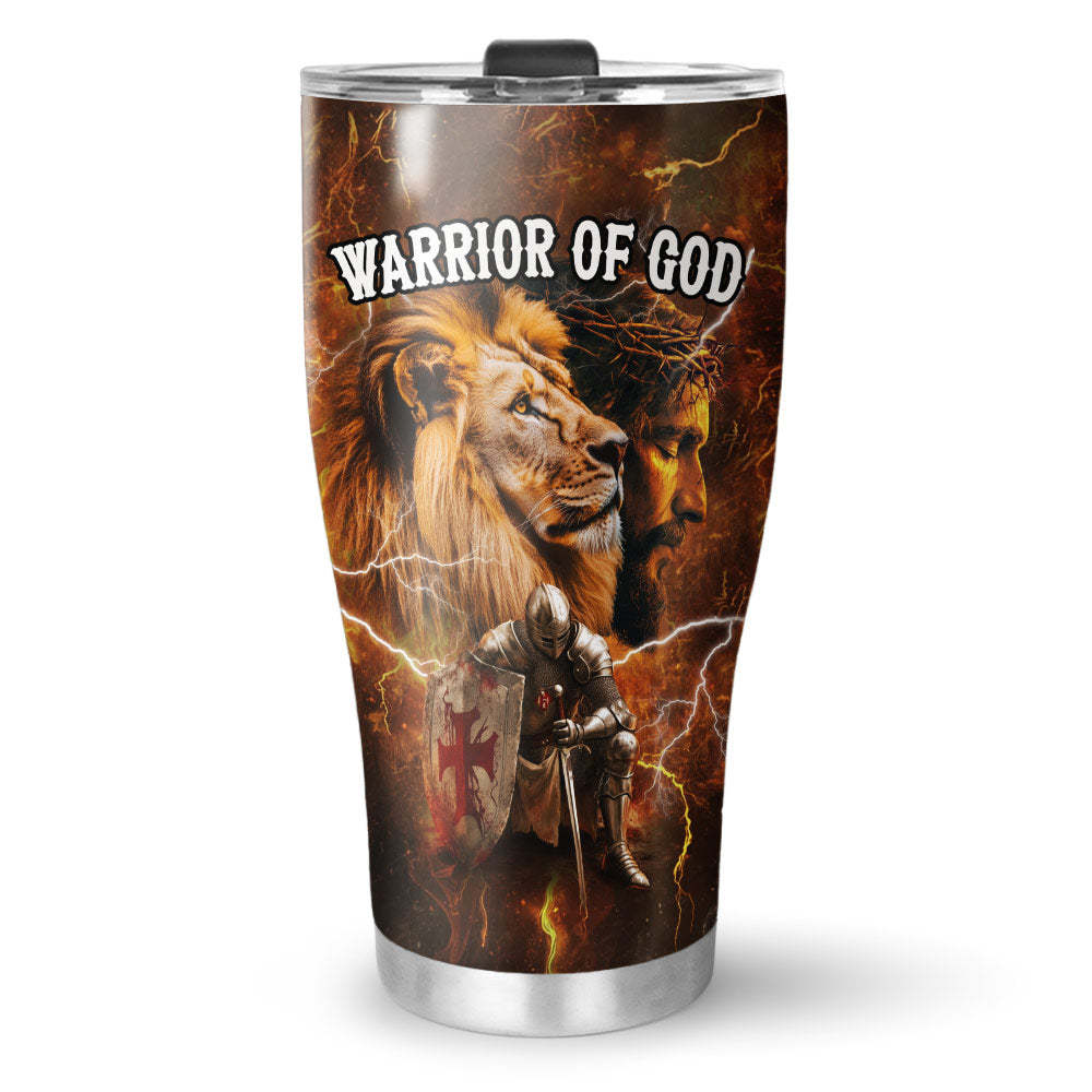 Warrior Of God Tumbler