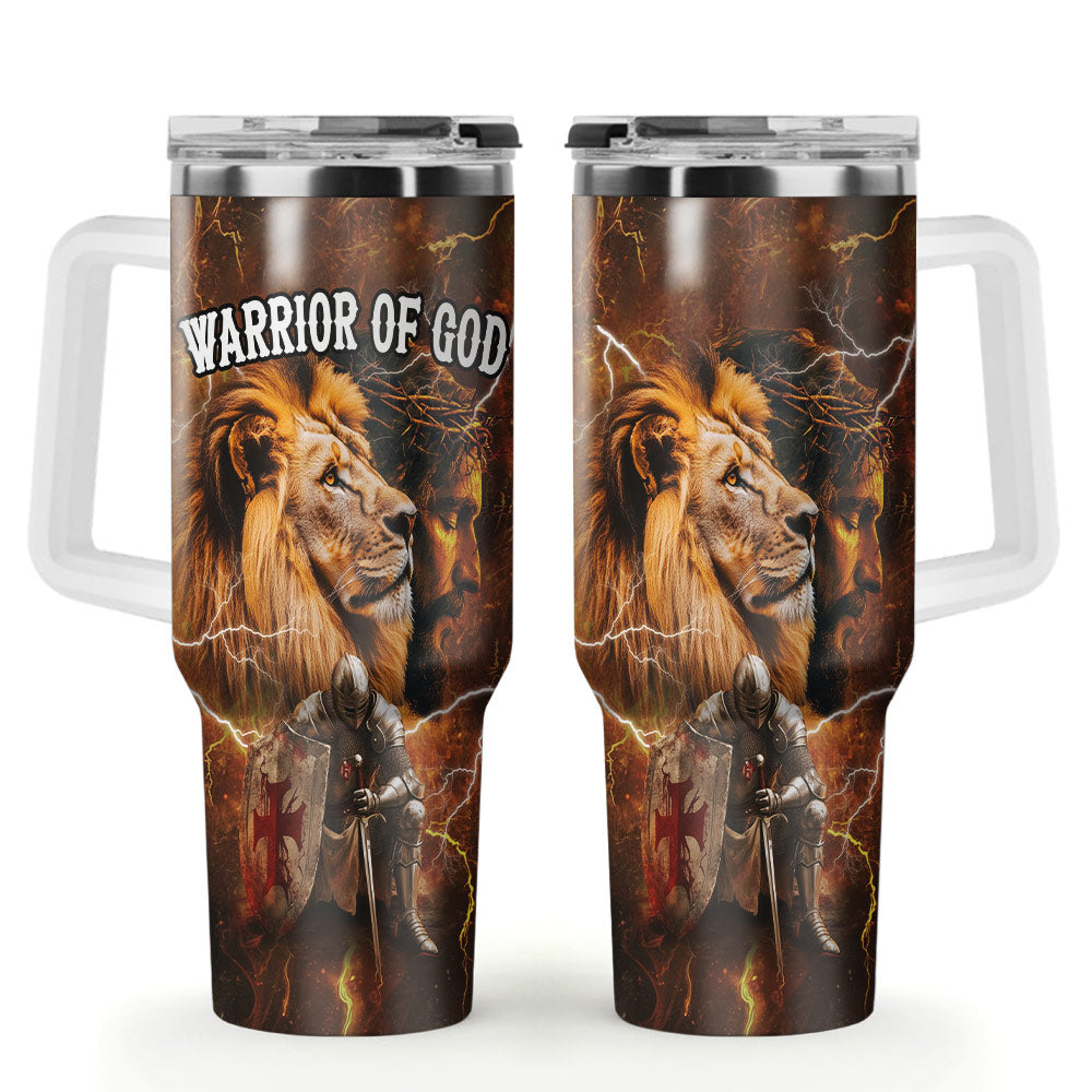 Warrior Of God Tumbler