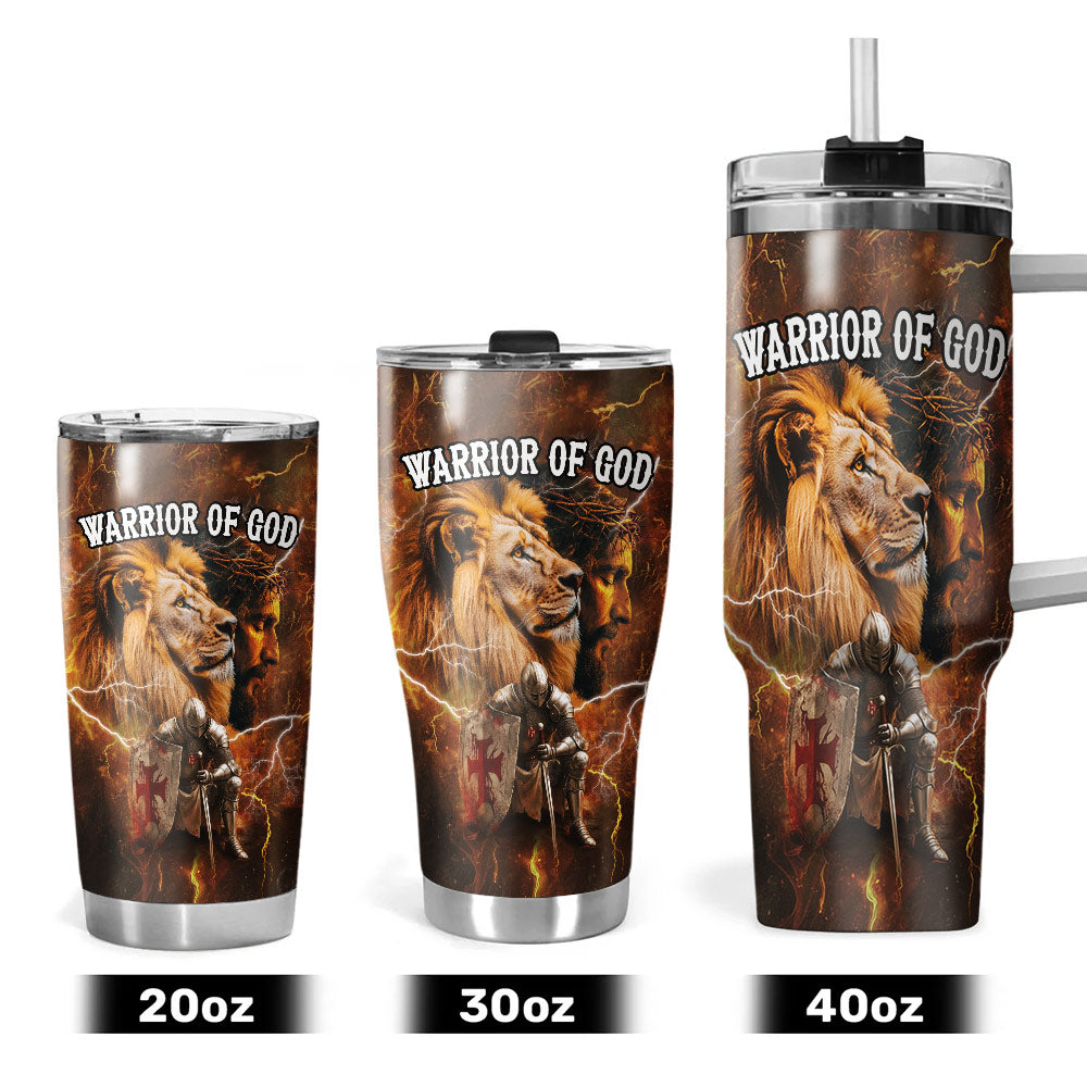 Warrior Of God Tumbler