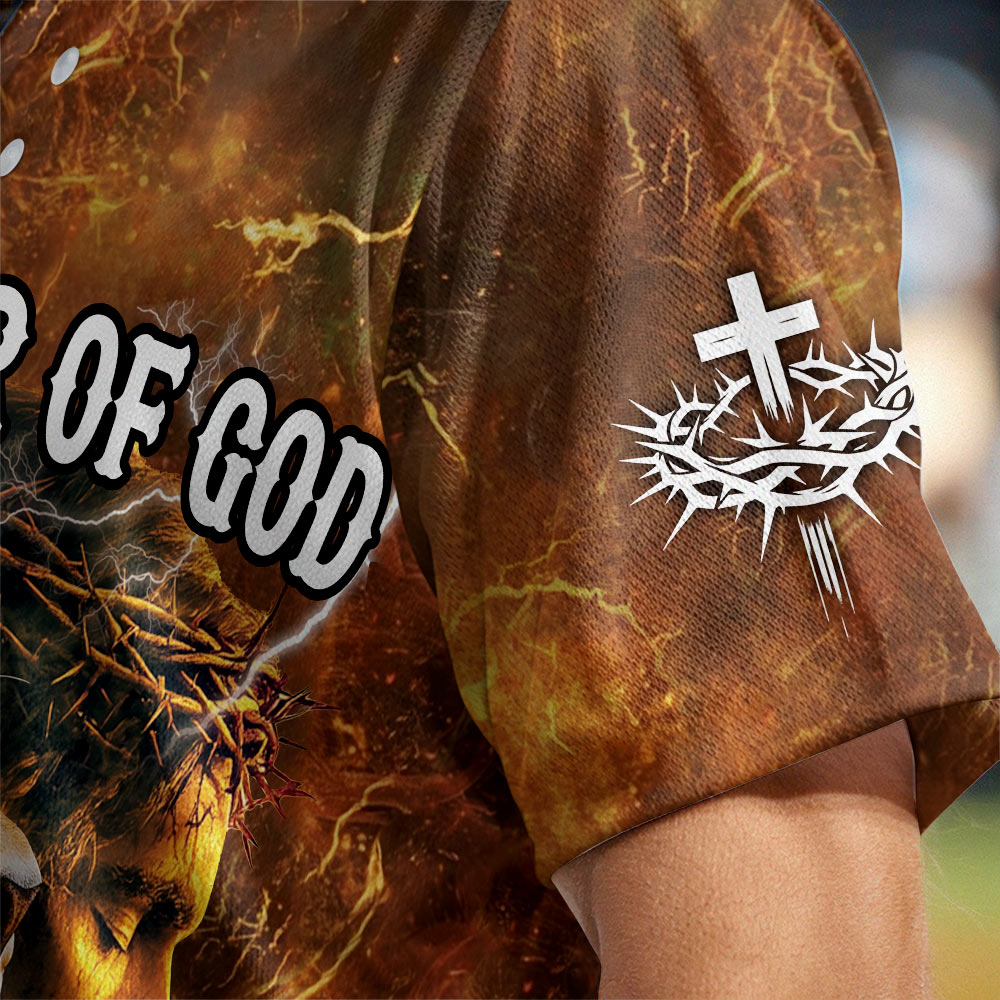Warrior Of God Custom Name Baseball Jersey