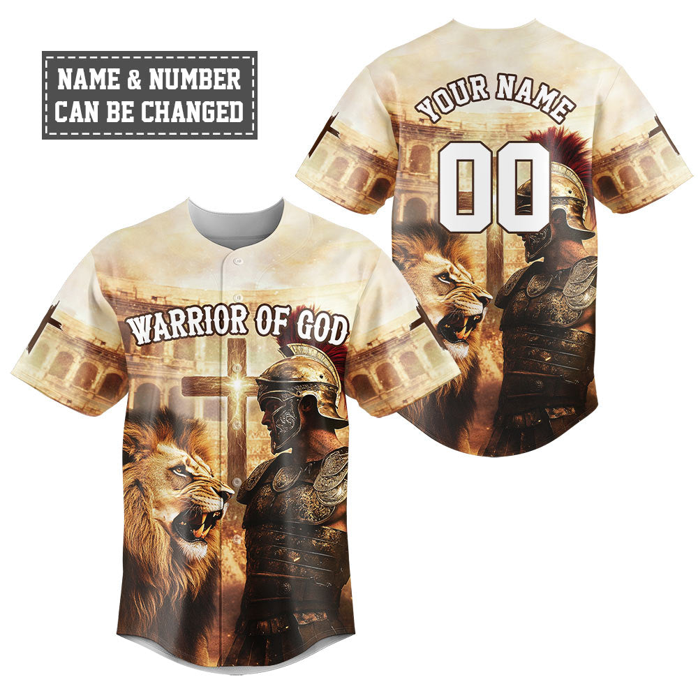Warrior Of God Baseball Jersey