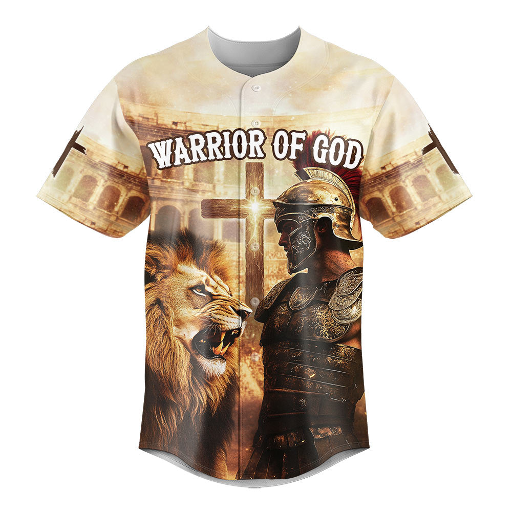 Warrior Of God Baseball Jersey