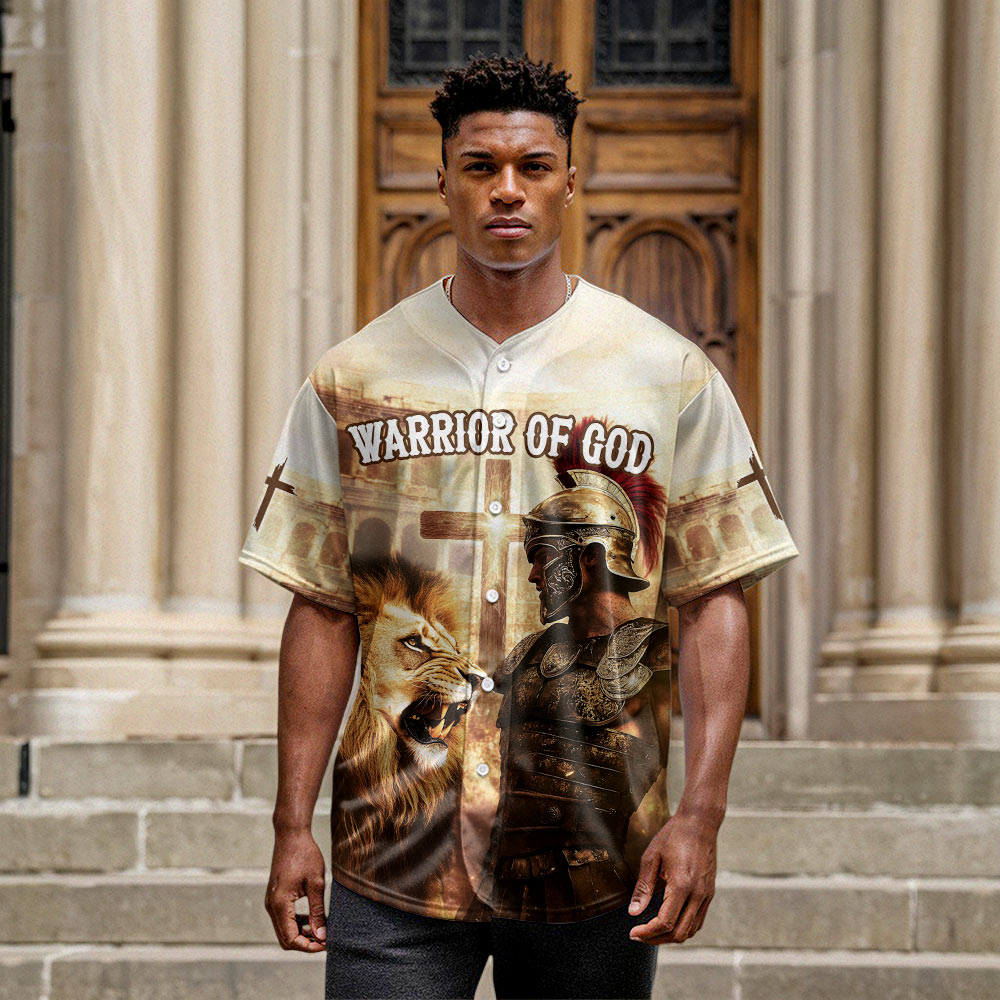 Warrior Of God Baseball Jersey