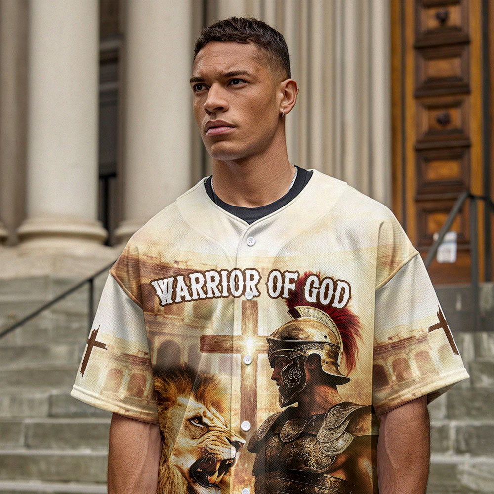 Warrior Of God Baseball Jersey