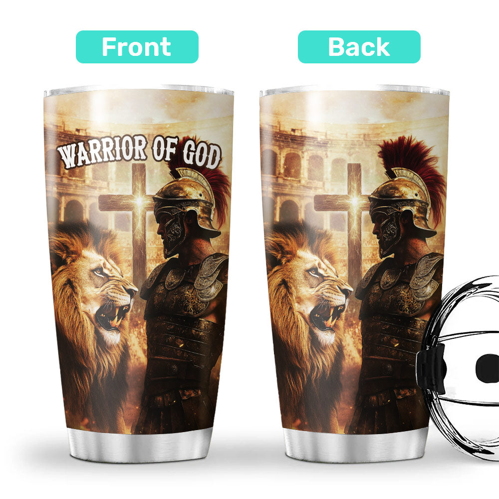 Warrior Of God Tumbler