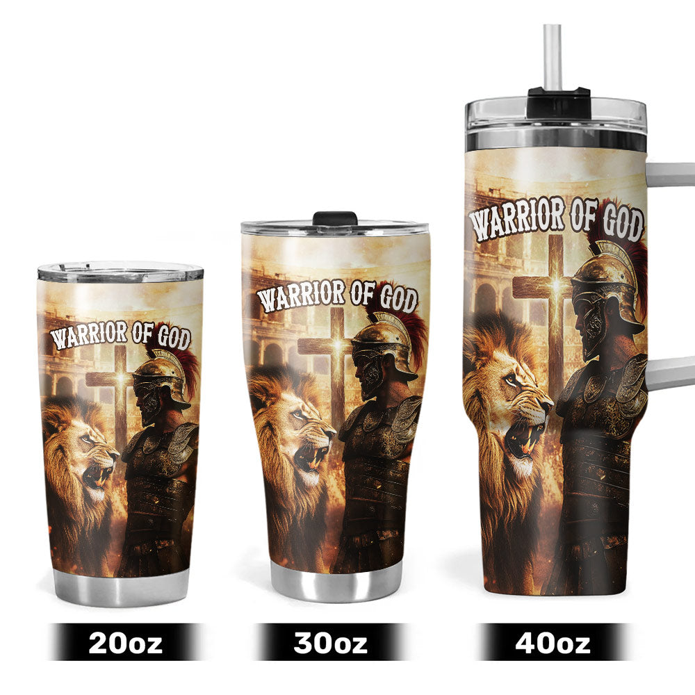 Warrior Of God Tumbler