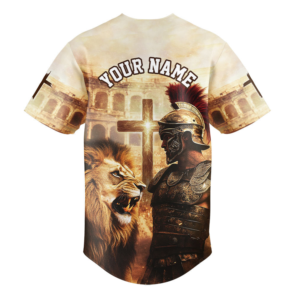 Warrior Of God Custom Name Baseball Jersey